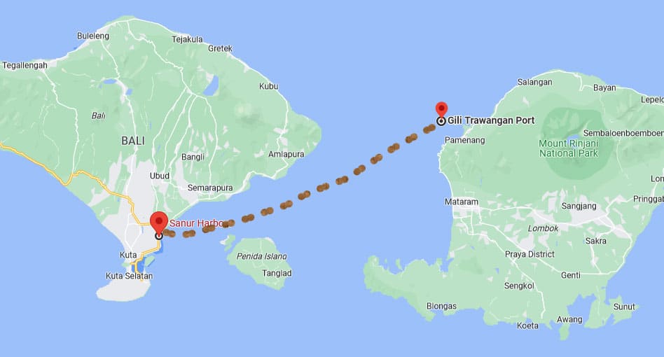 fast boat Gili Islands from Sanur Port Bali